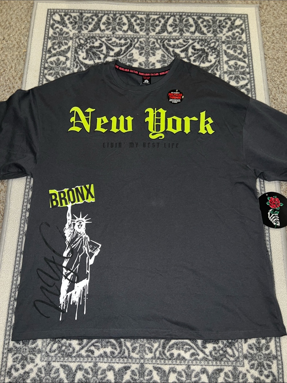 Rebellious Culture New York Tee Shirt